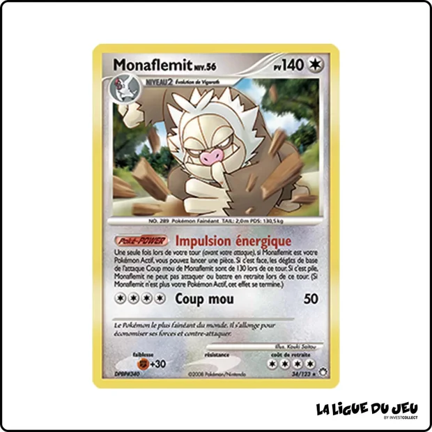 Rare - Pokemon - Trésors Mystérieux - Monaflemit 34/123