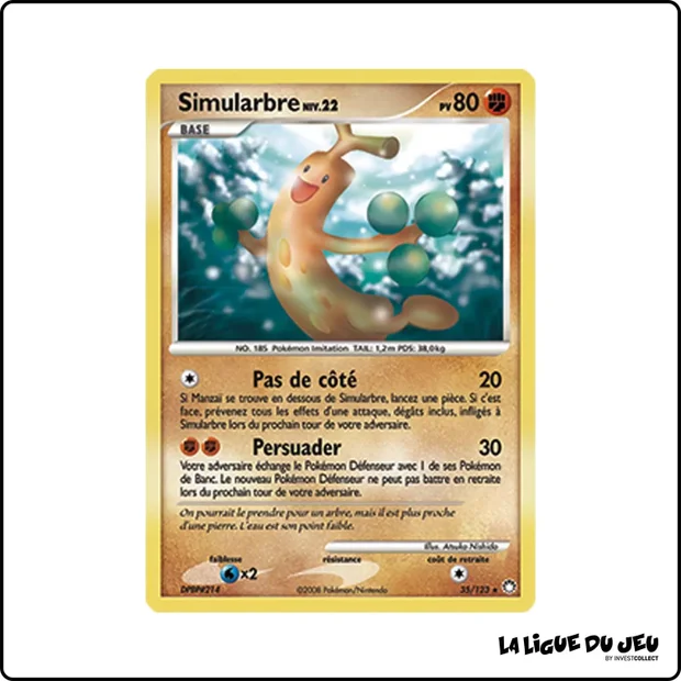 Rare - Pokemon - Trésors Mystérieux - Simularbre 35/123