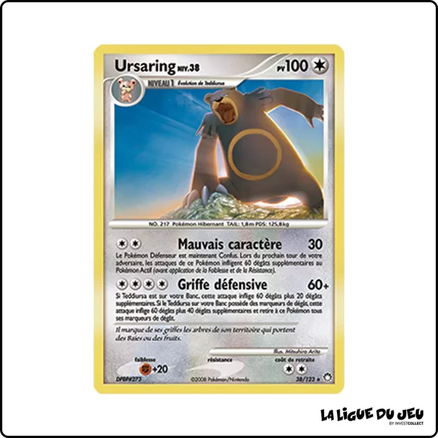 Rare - Pokemon - Trésors Mystérieux - Ursaring 38/123