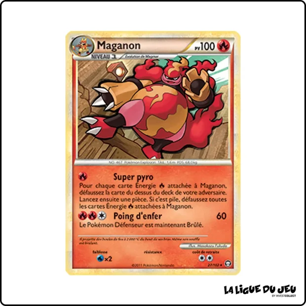 Rare - Pokemon - Trîomphe - Maganon 27/102