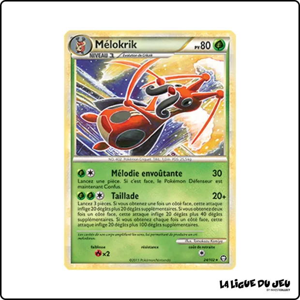 Rare - Pokemon - Trîomphe - Mélokrik 24/102