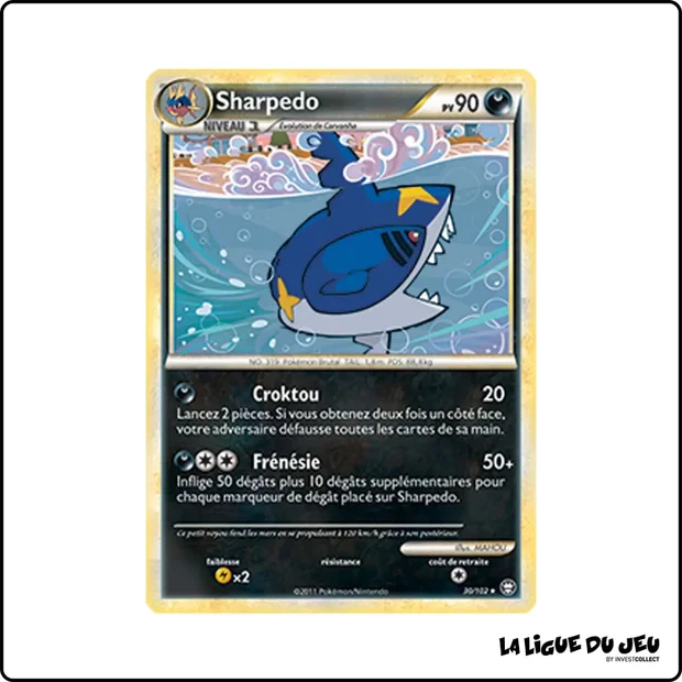 Rare - Pokemon - Trîomphe - Sharpedo 30/102