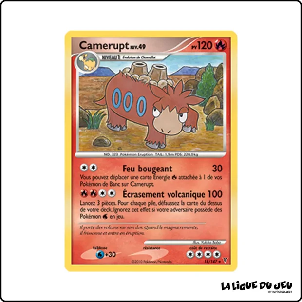 Rare - Pokemon - Vainqueurs Suprêmes - Camerupt 18/147