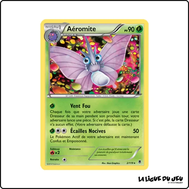 Rare - Pokemon - Vigueur Spectrale - Aéromite 2/119