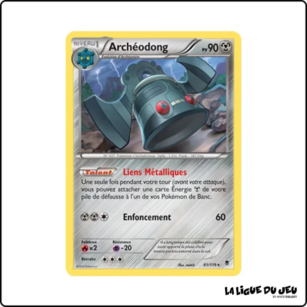 Rare - Pokemon - Vigueur Spectrale - Archéodong 61/119