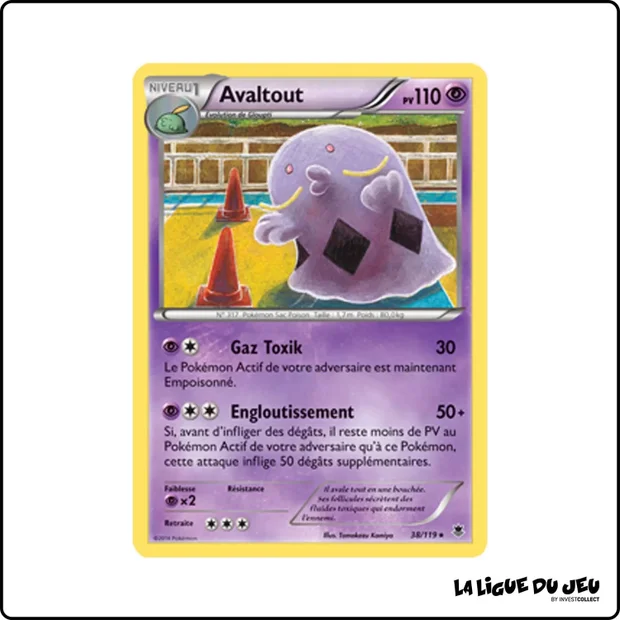 Rare - Pokemon - Vigueur Spectrale - Avaltout 38/119