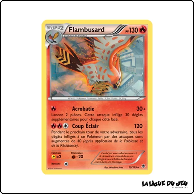 Rare - Pokemon - Vigueur Spectrale - Flambusard 10/119