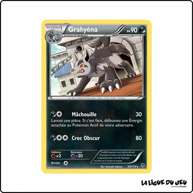 Rare - Pokemon - Vigueur Spectrale - Grahyèna 54/119