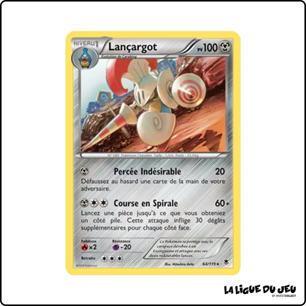 Rare - Pokemon - Vigueur Spectrale - Lançargot 64/119