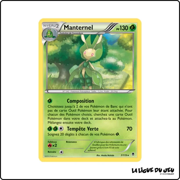Rare - Pokemon - Vigueur Spectrale - Manternel 7/119