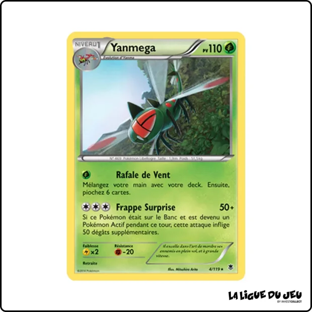 Rare - Pokemon - Vigueur Spectrale - Yanmega 4/119