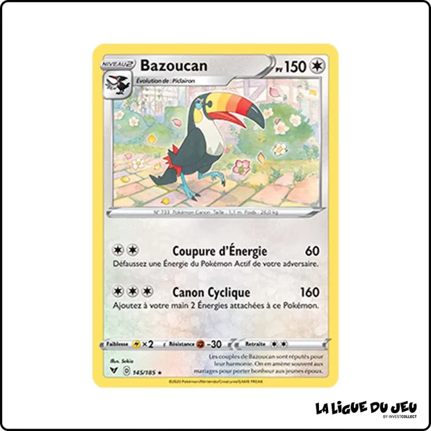 Rare - Pokemon - Voltage Éclatant - Bazoucan 145/185