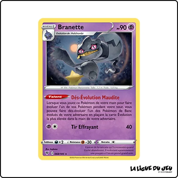 Rare - Pokemon - Voltage Éclatant - Branette 68/185