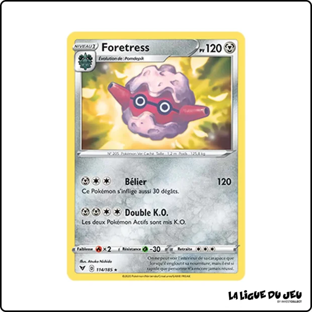 Rare - Pokemon - Voltage Éclatant - Foretress 114/185