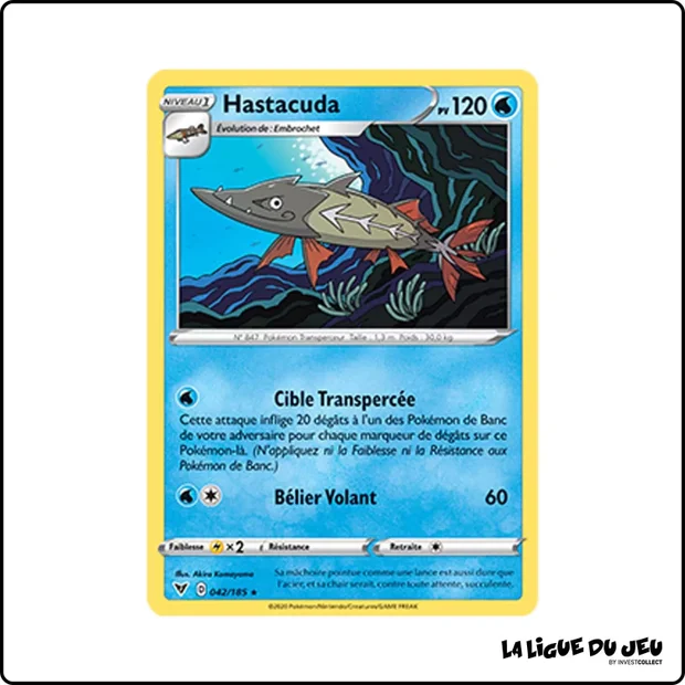 Rare - Pokemon - Voltage Éclatant - Hastacuda 42/185