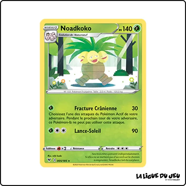 Rare - Pokemon - Voltage Éclatant - Noadkoko 5/185