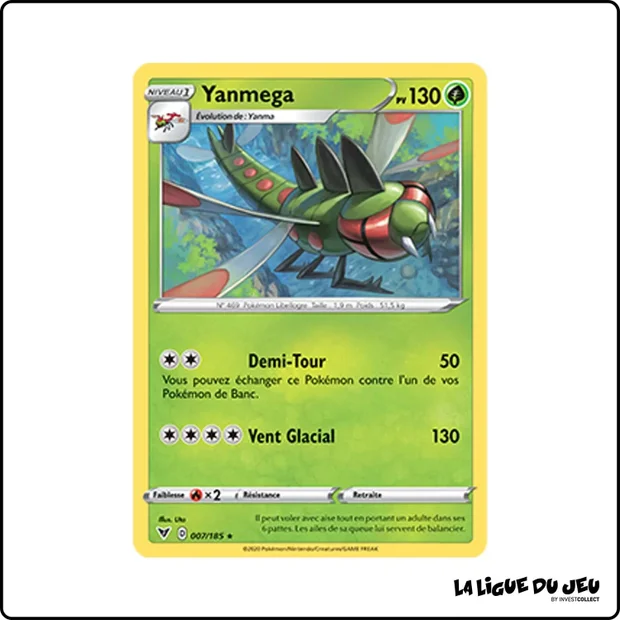 Rare - Pokemon - Voltage Éclatant - Yanmega 7/185