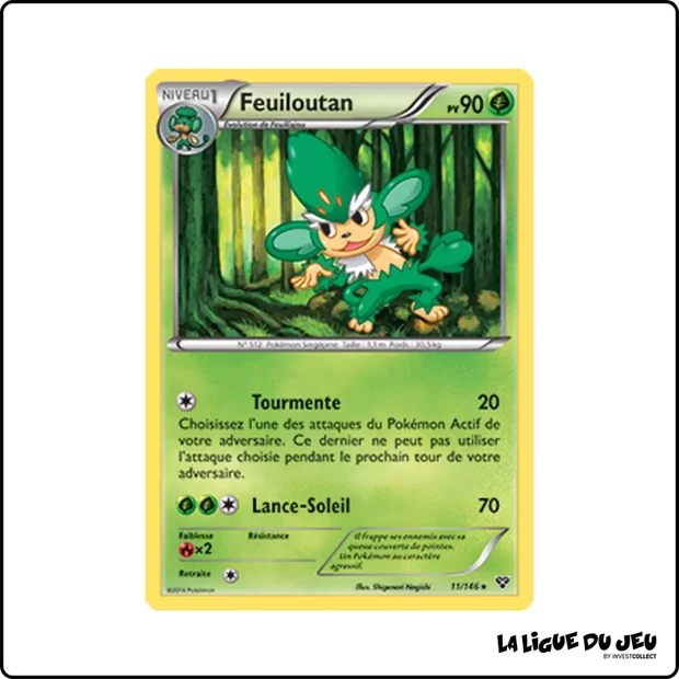 Rare - Pokemon - XY de Base - Feuiloutan 11/146