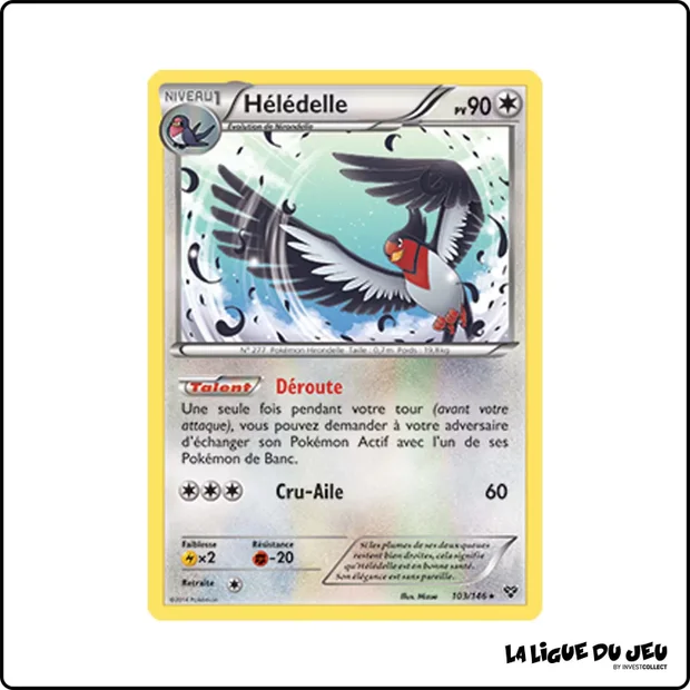 Rare - Pokemon - XY de Base - Hélédelle 103/146