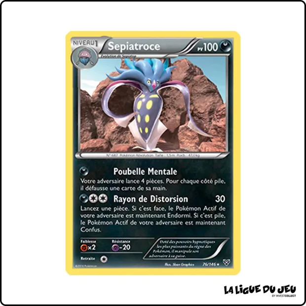 Rare - Pokemon - XY de Base - Sepiatroce 76/146