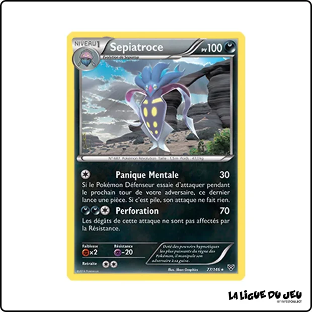Rare - Pokemon - XY de Base - Sepiatroce 77/146