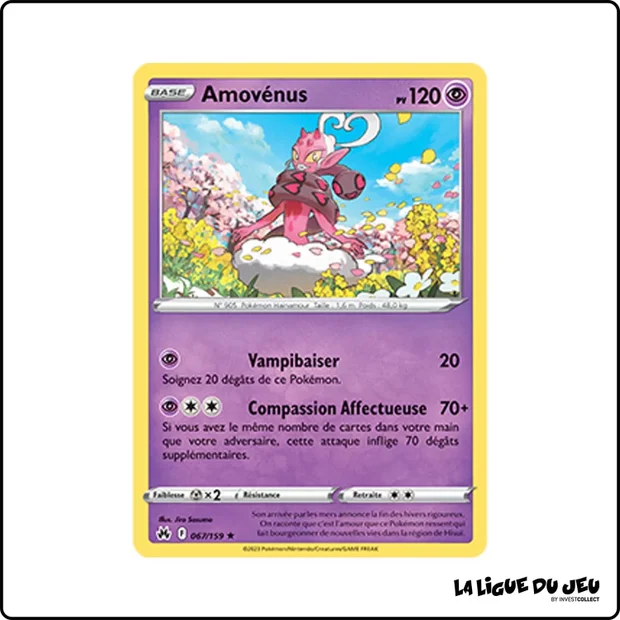 Rare - Pokemon - Zénith Suprême - Amovénus 67/159