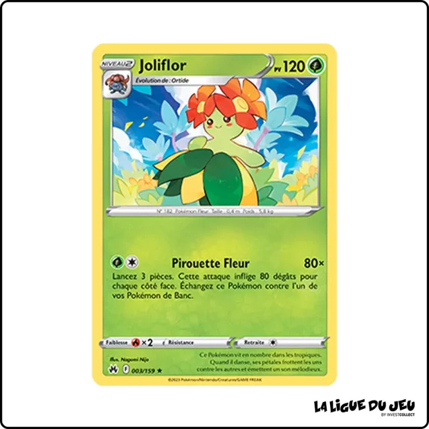 Rare - Pokemon - Zénith Suprême - Joliflor 3/159