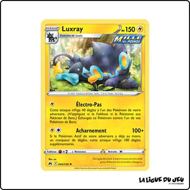 Rare - Pokemon - Zénith Suprême - Luxray 43/159