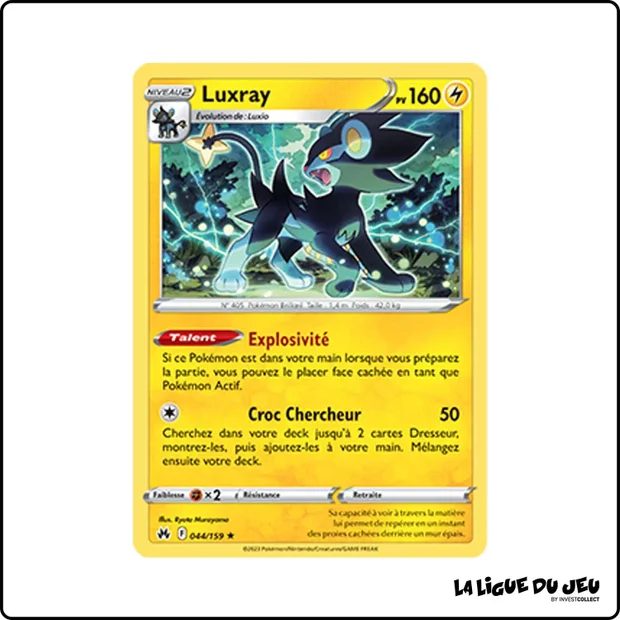 Rare - Pokemon - Zénith Suprême - Luxray 44/159