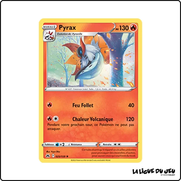 Rare - Pokemon - Zénith Suprême - Pyrax 25/159
