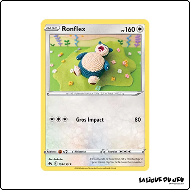 Rare - Pokemon - Zénith Suprême - Ronflex 109/159