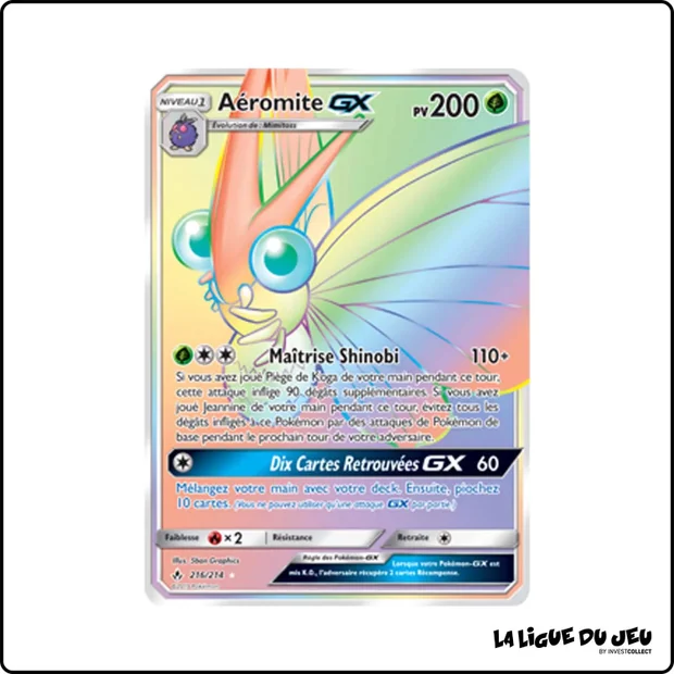 Secrete - Pokemon - Alliance Infaillible - Aéromite GX 216/214