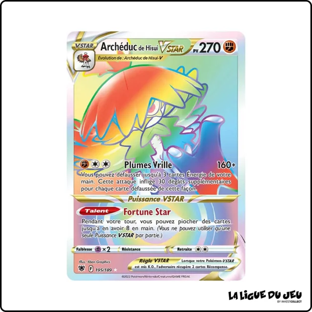 Secrete - Pokemon - Astres Radieux - Archéduc de Hisui VSTAR 195/189