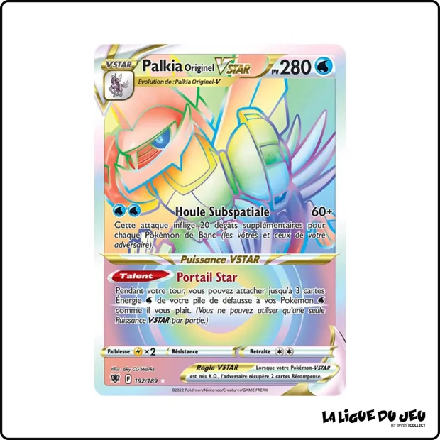 Secrete - Pokemon - Astres Radieux - Palkia Originel VSTAR 192/189