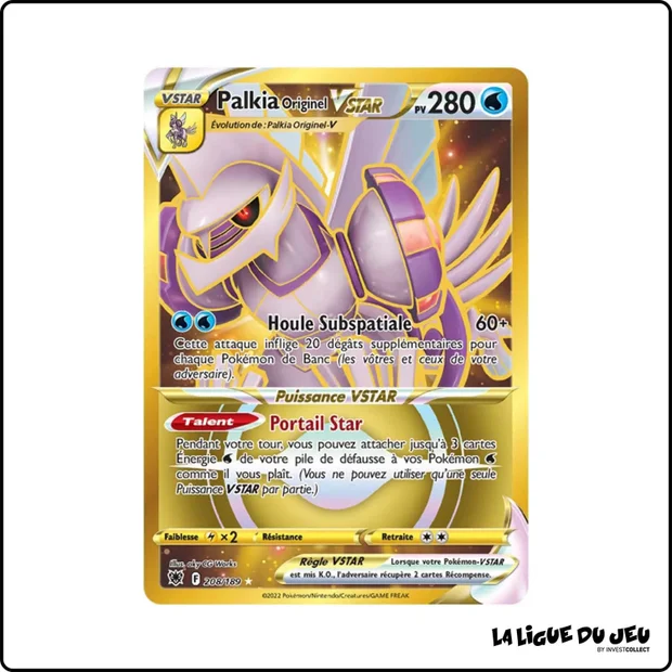 Secrete - Pokemon - Astres Radieux - Palkia Originel VSTAR 208/189