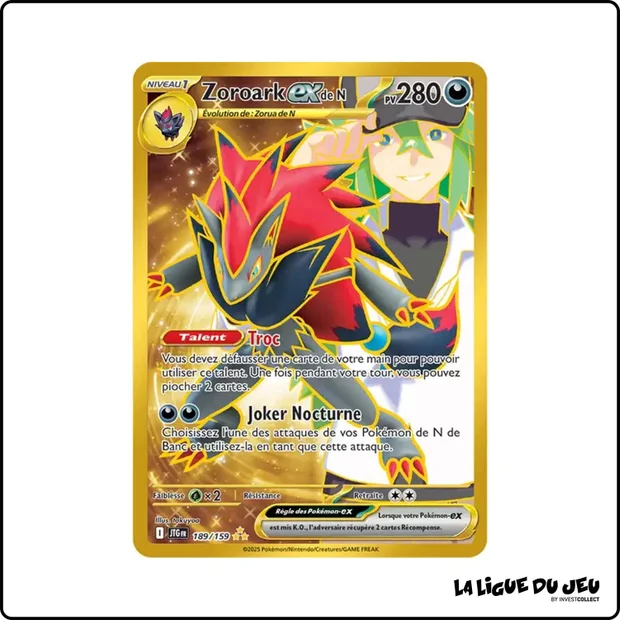 Secrete - Pokemon - Aventures Ensemble - Zoroark ex de N 189/159