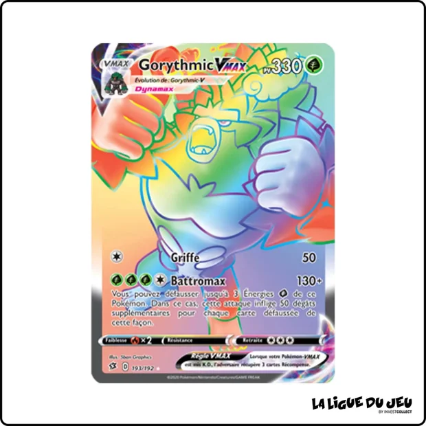 Secrete - Pokemon - Clash des Rebelles - Gorythmic VMAX 193/192