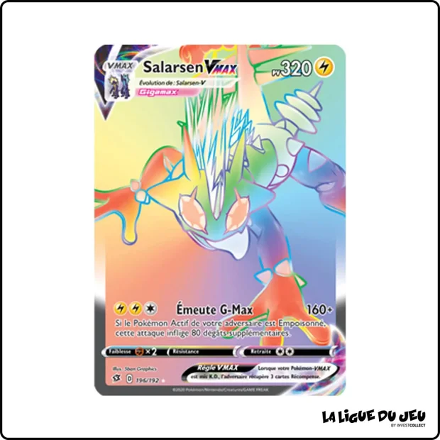 Secrete - Pokemon - Clash des Rebelles - Salarsen VMAX 196/192