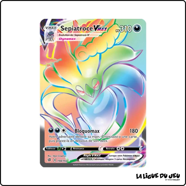 Secrete - Pokemon - Clash des Rebelles - Sepiatroce VMAX 198/192
