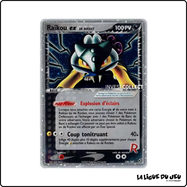 Secrete - Pokemon - Deoxys - Raikou ex de Rocket 108/107