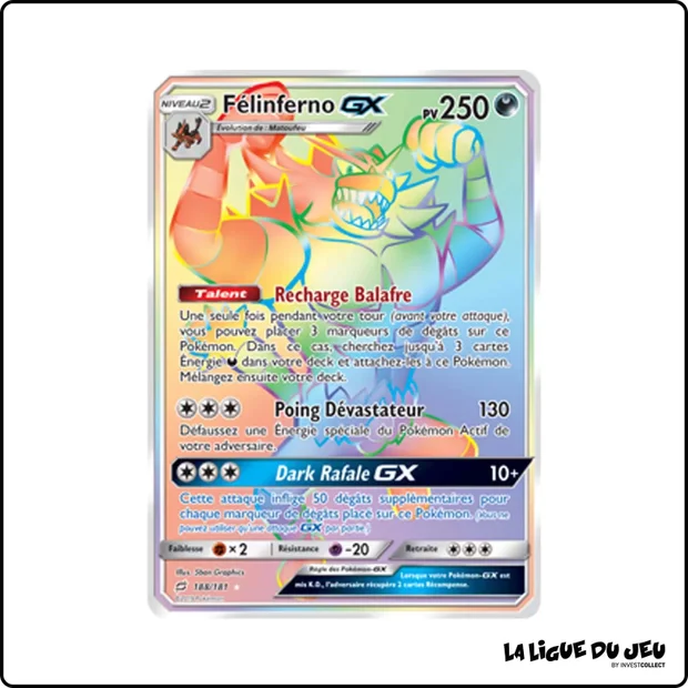 Secrete - Pokemon - Duo de Choc - Félinferno GX 188/181