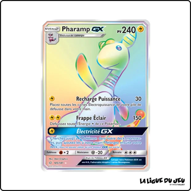 Secrete - Pokemon - Duo de Choc - Pharamp GX 185/181
