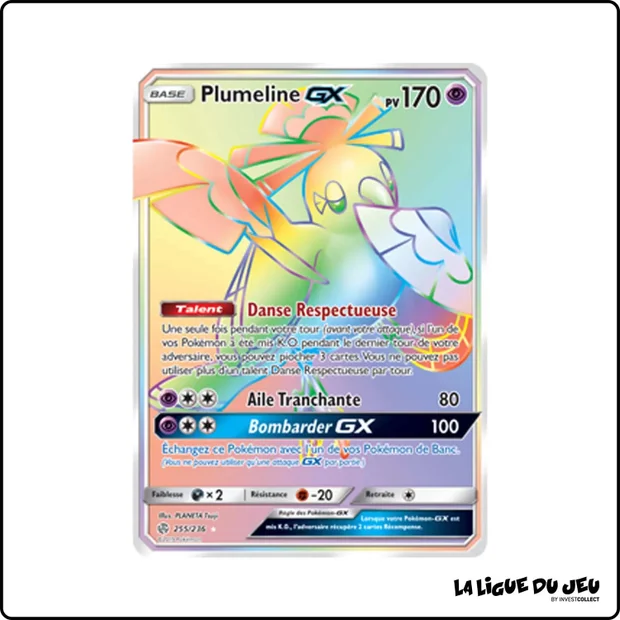 Secrete - Pokemon - Éclipse Cosmique - Plumeline GX 255/236