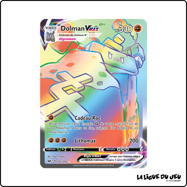 Secrete - Pokemon - Épée et Bouclier de Base - Dolman VMAX 205/202