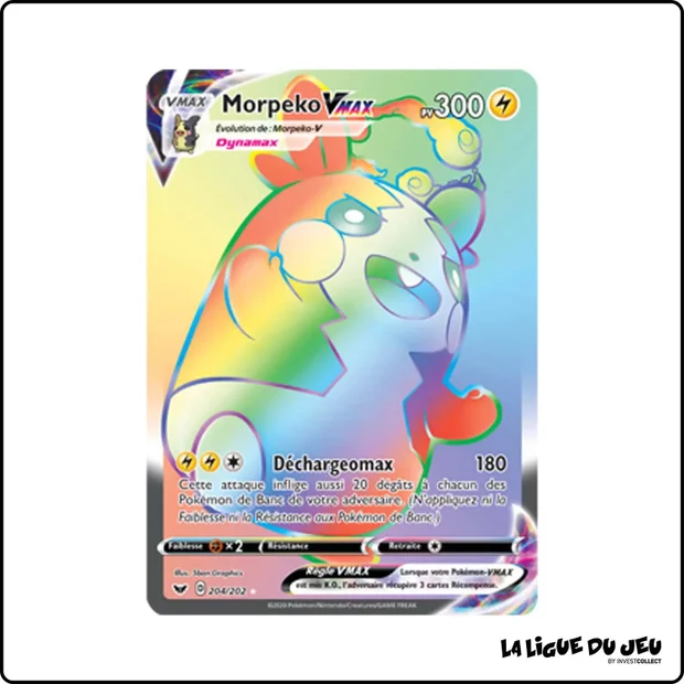 Secrete - Pokemon - Épée et Bouclier de Base - Morpeko VMAX 204/202