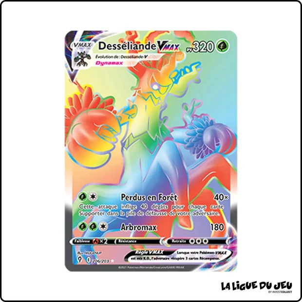 Secrete - Pokemon - Évolution Céleste - Desséliande VMAX 206/203