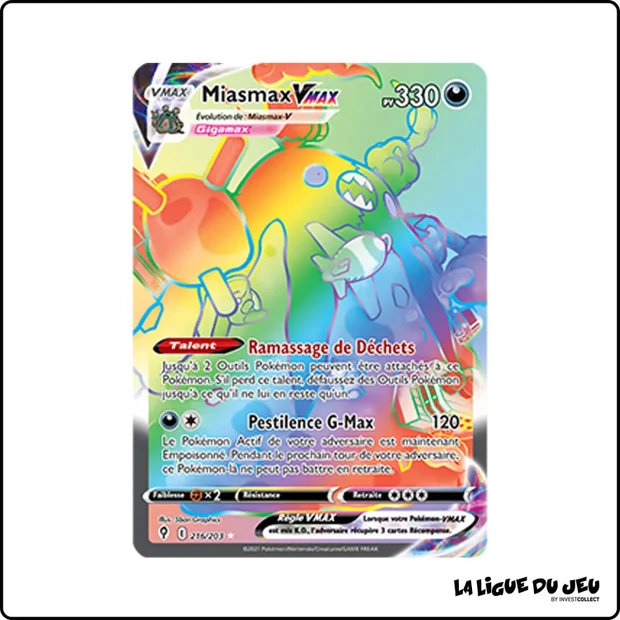 Secrete - Pokemon - Évolution Céleste - Miasmax VMAX 216/203