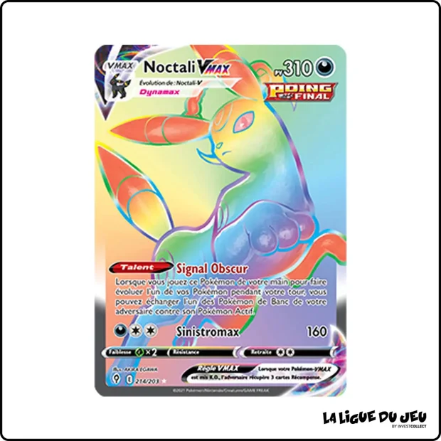Secrete - Pokemon - Évolution Céleste - Noctali VMAX 214/203