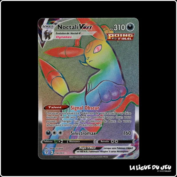Secrete - Pokemon - Évolution Céleste - Noctali VMAX 214/203