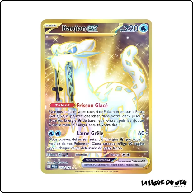 Secrete - Pokemon - Évolutions à Paldea - Baojian-ex 274/193